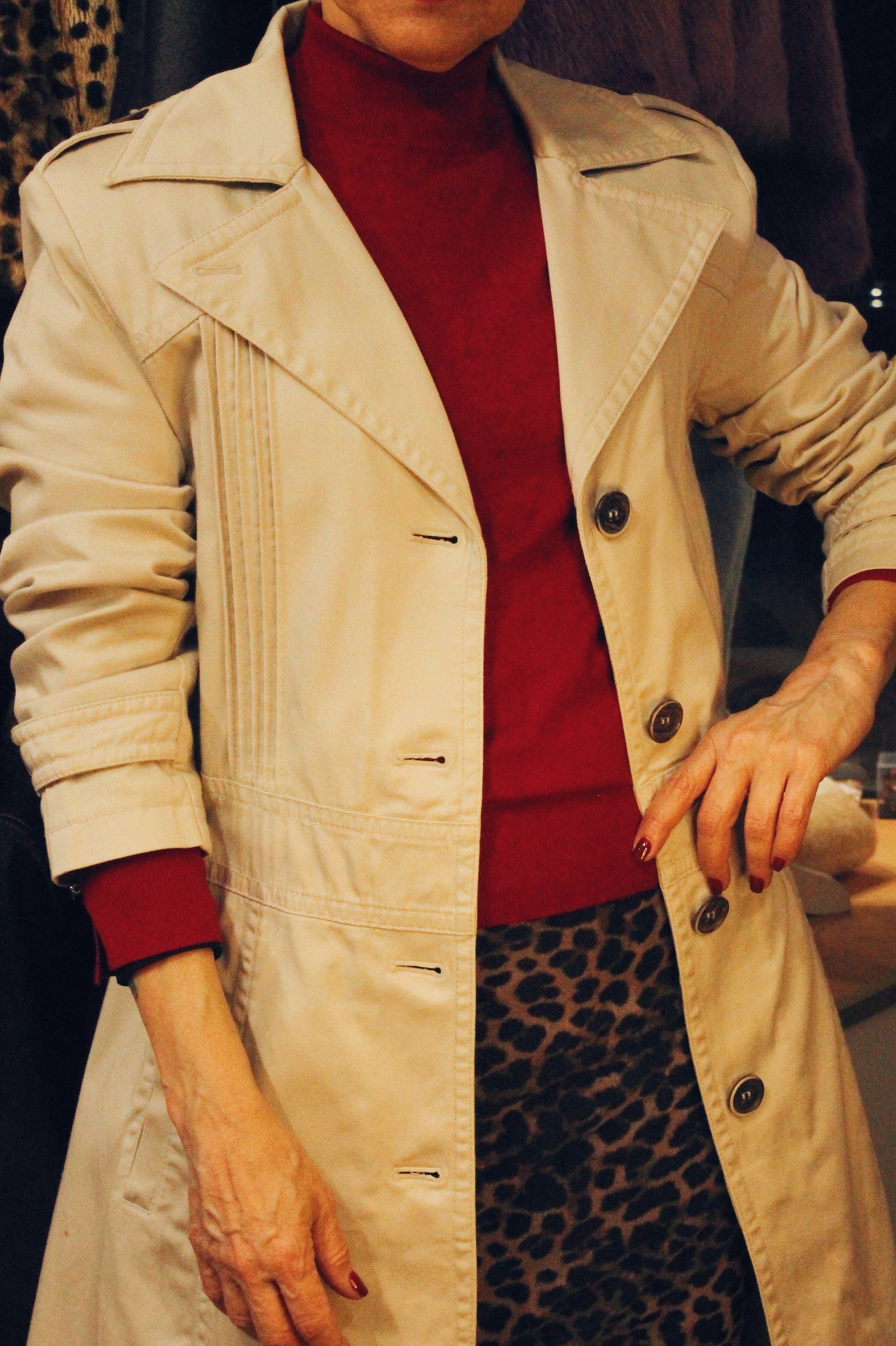 Gabardina Impecável