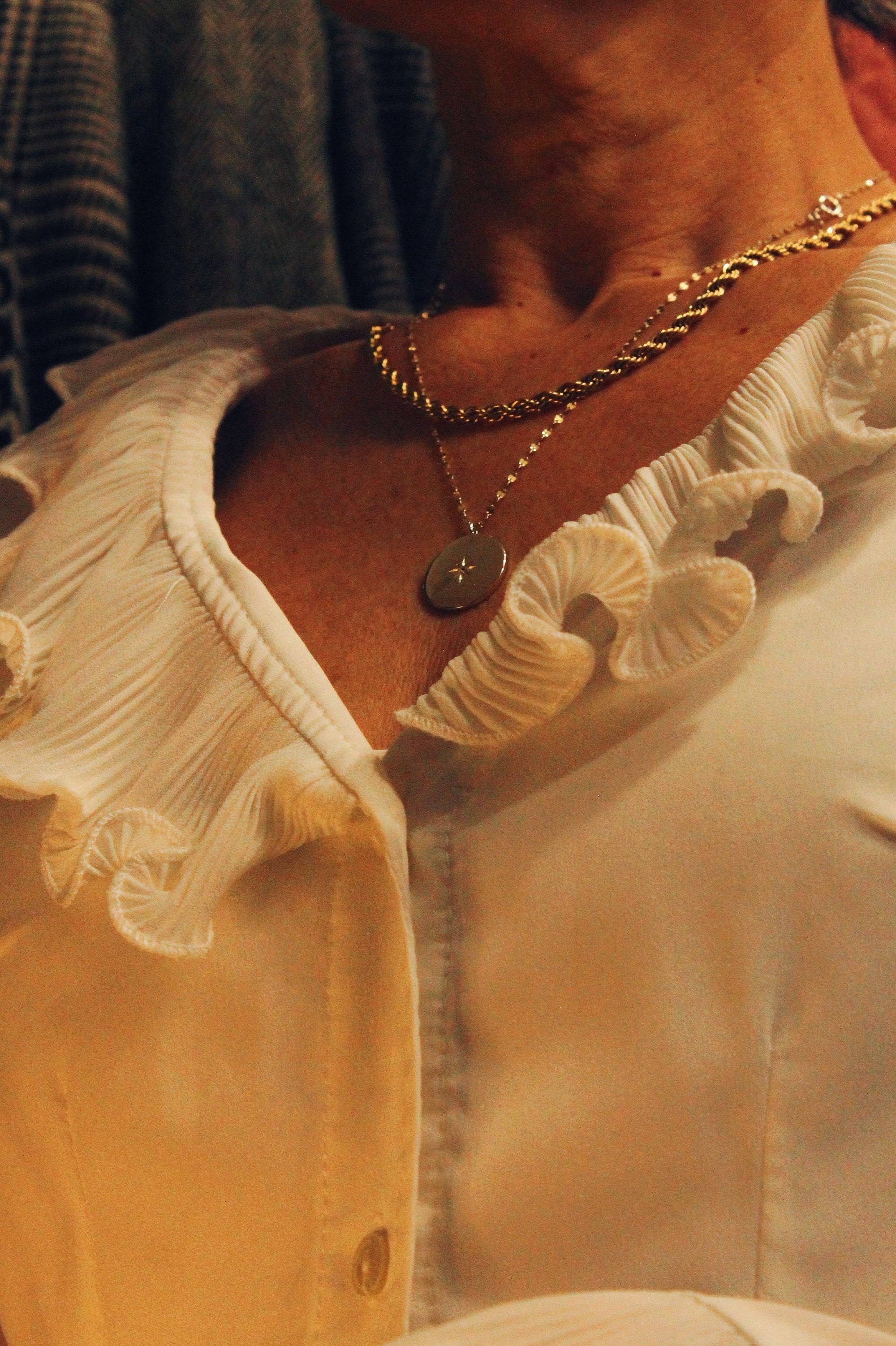 Blusa Branca Rinascimento