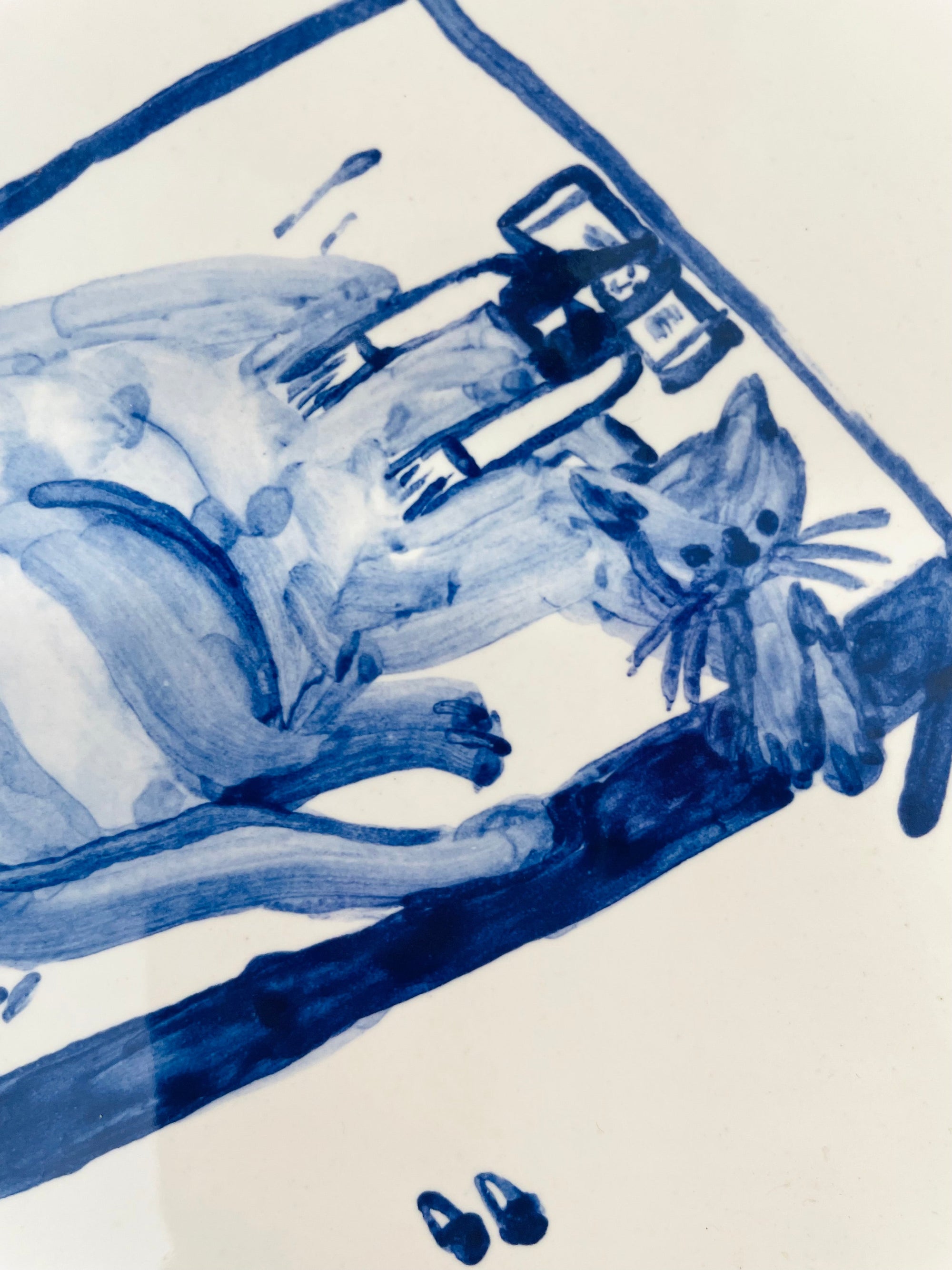 Azulejo Ilustrado - cama