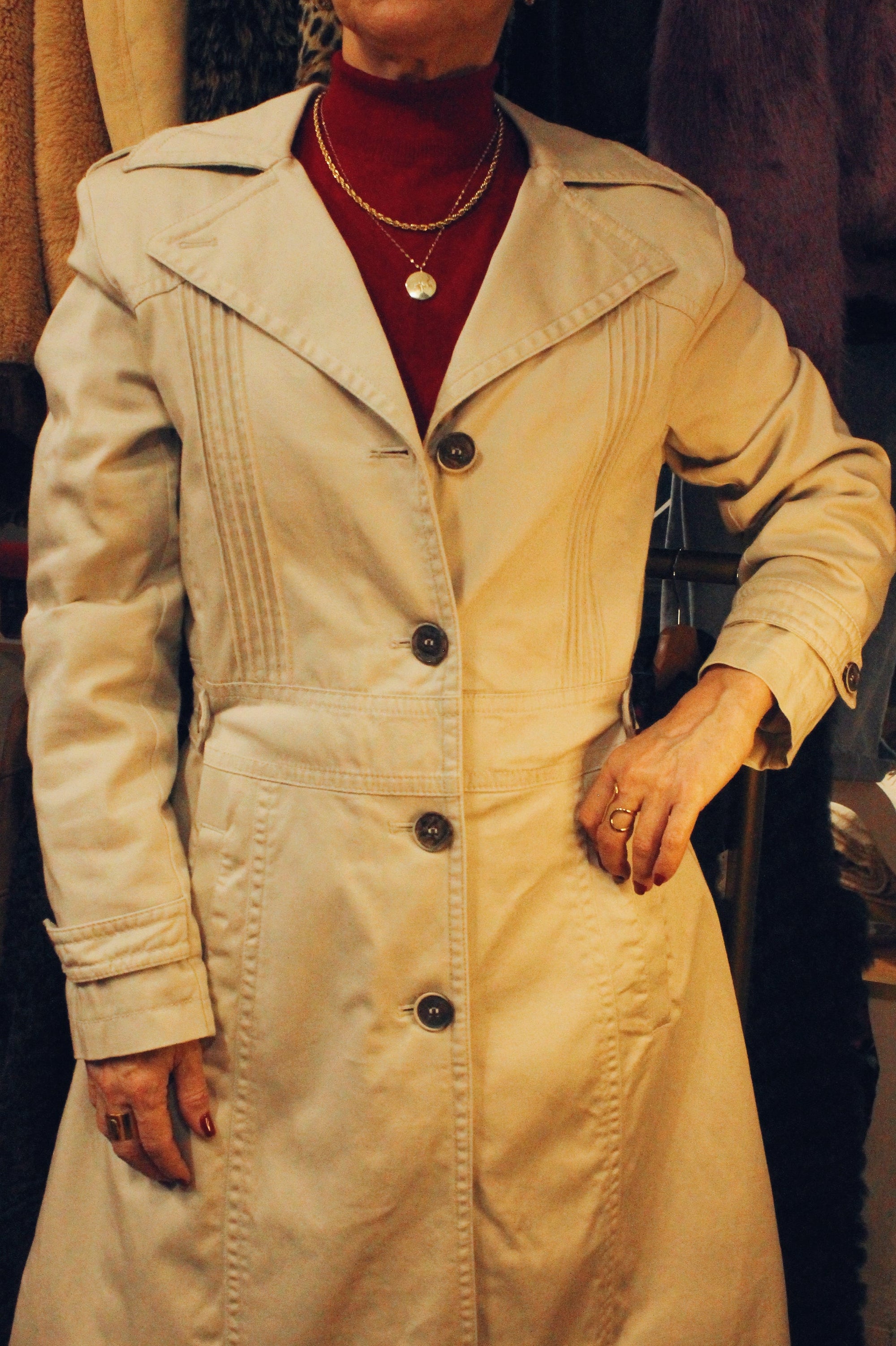 Gabardina Impecável