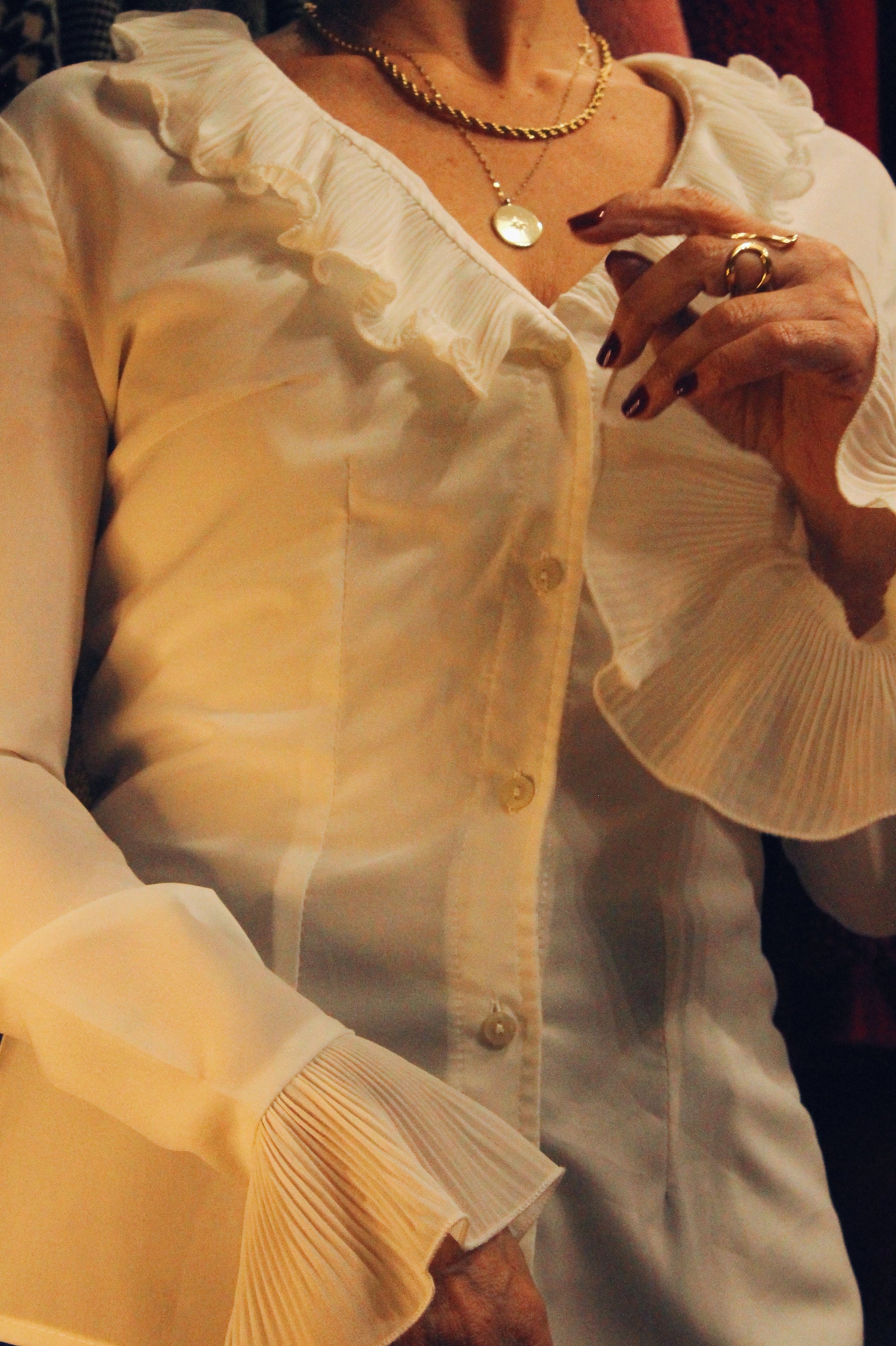 Blusa Branca Rinascimento